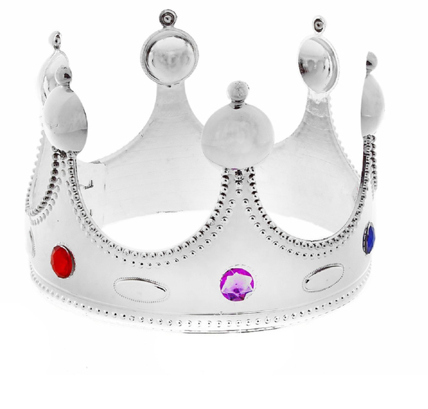 Корона «Для короля», серебристая