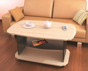 Стол журнальный КОНСУЛ-2 венге / дуб молочный