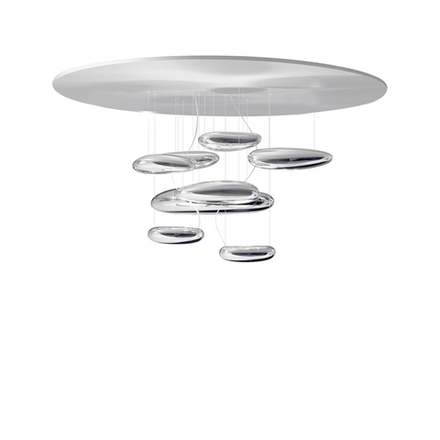 Ceiling design lamp  Mercury by Artemide (8 lampshades)