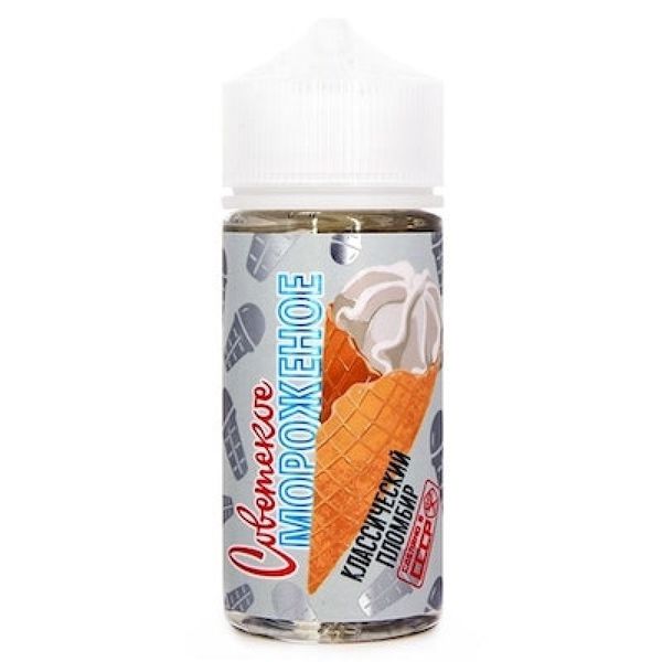Купить Жидкость Cotton candy Советское Мороженое - Классический Пломбир 100 мл