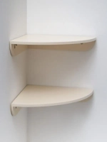 Комплект угловых полок. 2 штуки 25*25 см