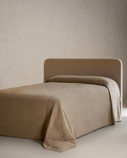 Zara Home покрывало из льна, светло-бежевый · 1170/006