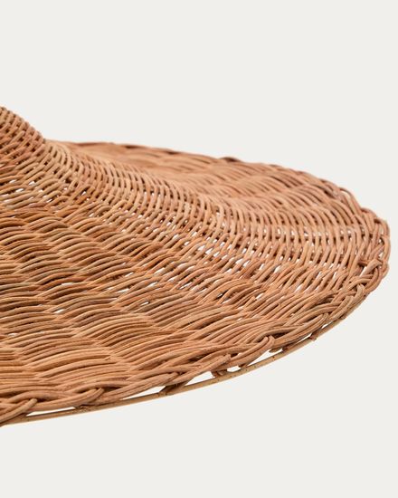 Bladia Абажур для подвесного светильника из ротанга с натуральной отделкой Ø70 см