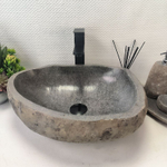 Раковина из речного камня RS-63667 (48*38*15) 0122