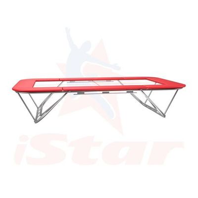 Батут Гимнастический МАЛЫЙ - гнутая рама (овальный профиль) - прошитая сетка