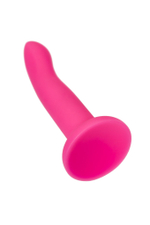 ToyFa Clint Glow 20 см – розовый фаллоимитатор, светится в темноте