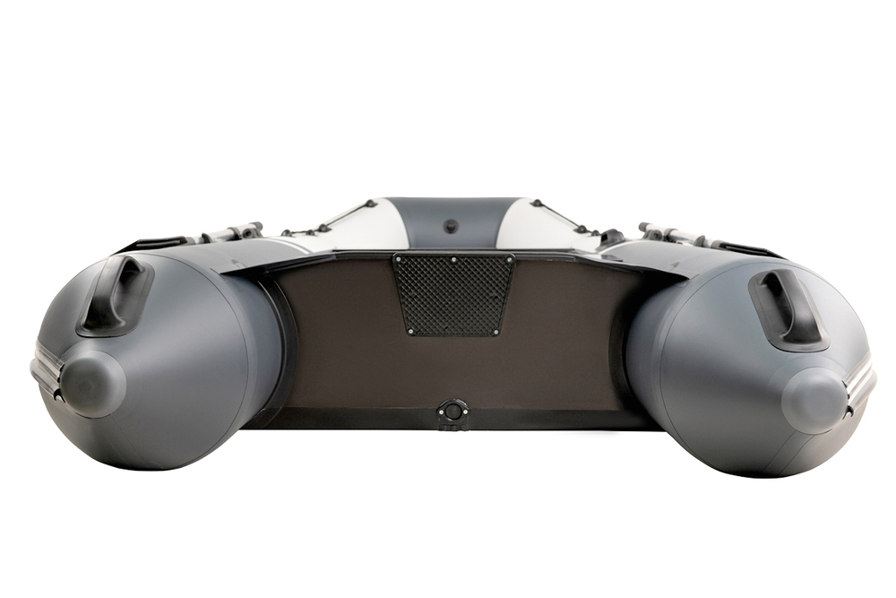 Броня-320 СК слань+киль белый-серый (Лодка ПВХ под мотор с усилением)