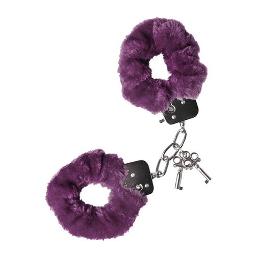 Фиолетовые наручники ToyFa Basic 951035