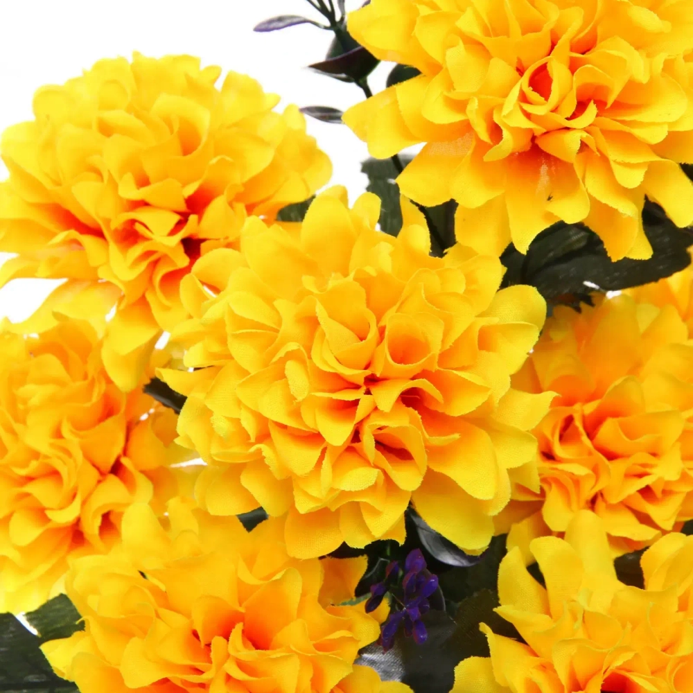 Искусственные цветы «Весеннее вдохновение» 42см 10цветков желтые