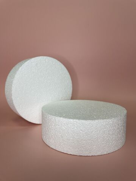 Флористическая основа из пенопласта "Круг" 15х5 см