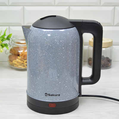 Чайник электрический 2л Sakura SA-2121GD, цвет серый в крапинку
