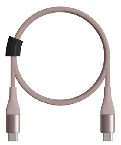 Кабель Type-C/Lightning Xiaomi SOLOVE 100 см 20W PD 3А нейлоновая оплетка (DW5) Pink