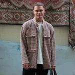 Рубашка Wema R5 Клетка оранжевая