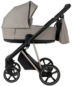 Детская коляска Roan Sol Vintage Luxury 2.0 3 в 1 с автокреслом Pituso Baesa Pro Black VIN 06/HZ Hazel/Champagne/руч.Black