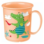 КРУЖКА ДЕТСКАЯ С ДЕКОРОМ 0,18Л (Оранжевый)