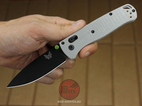 Нож Benchmade 535 G10 - серая рук., черн. клинок 535G10GRBK