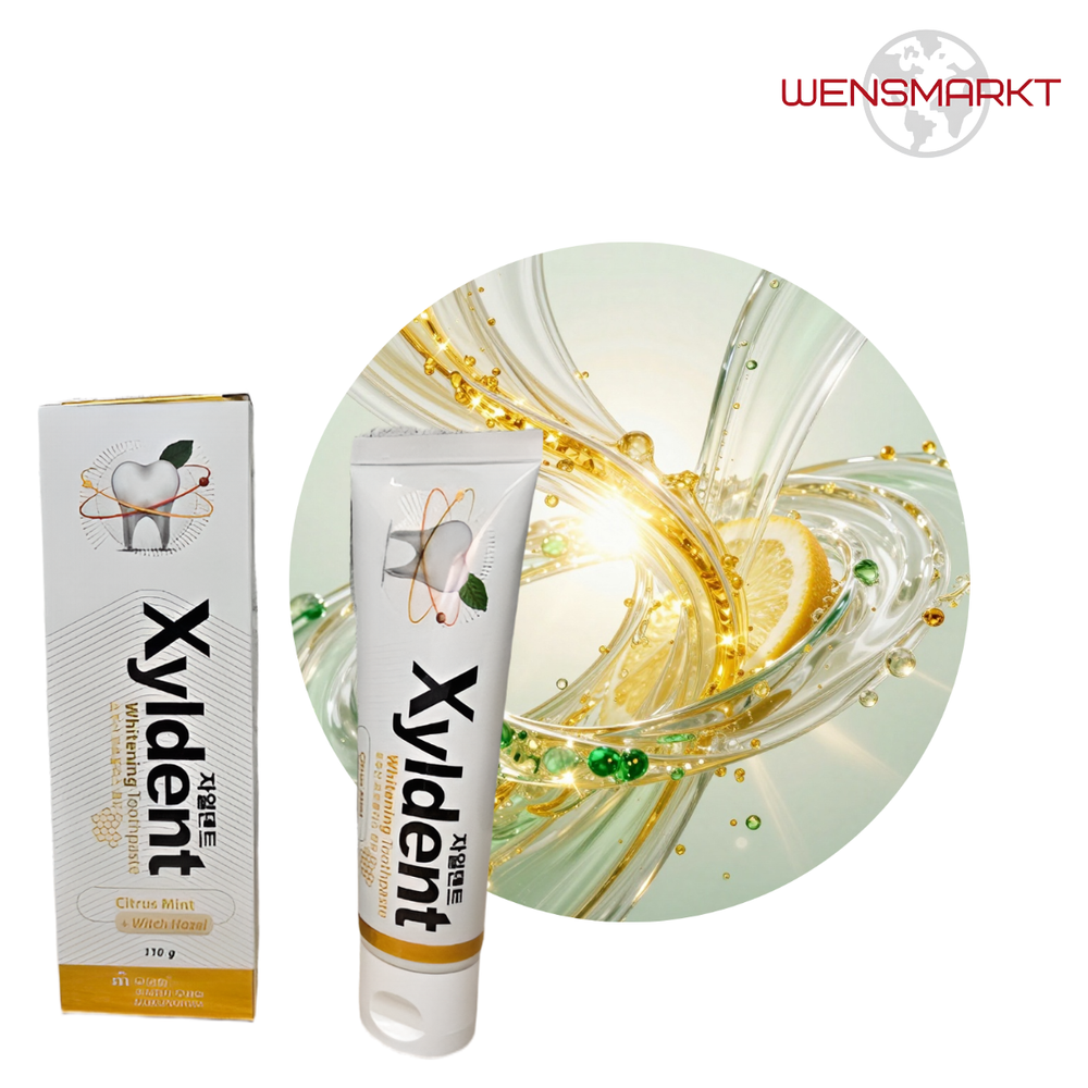 Отбеливающая зубная паста Xyldent Цитрус и гаммамелис, гелевая, 110 г, Корея