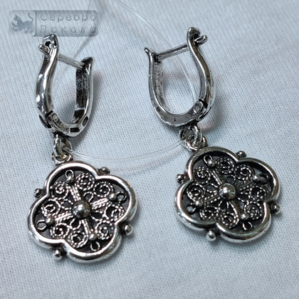 Серьги "Ольгин крест"