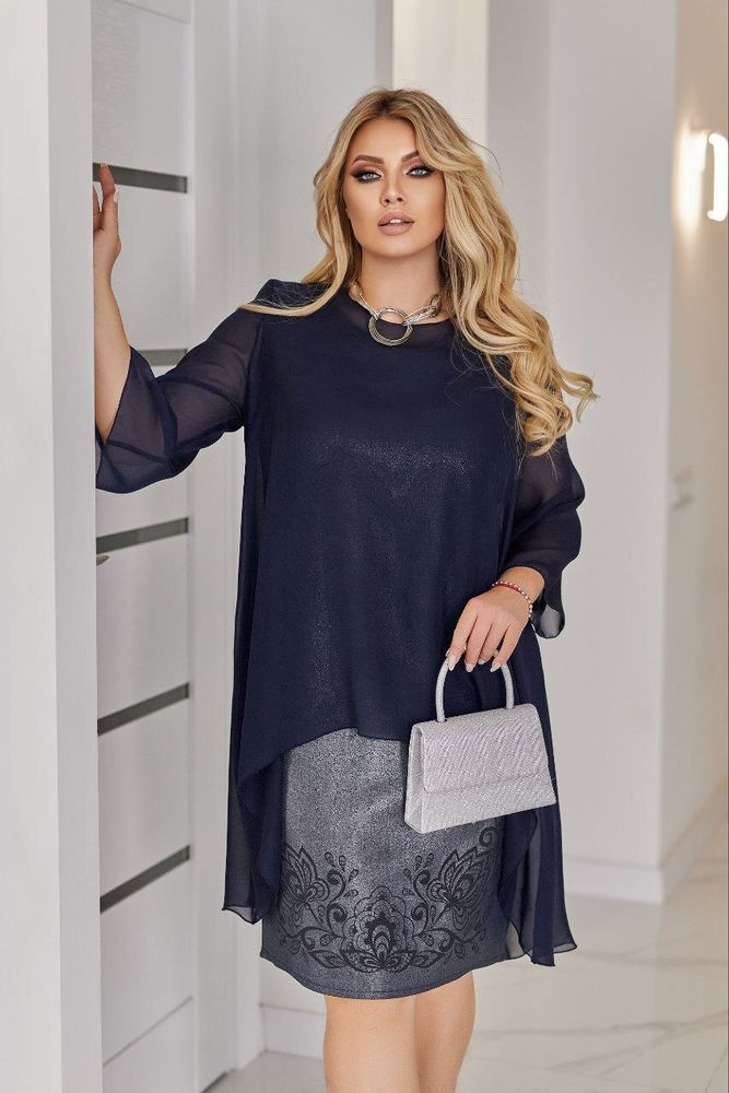 Платье с накидкой УК-978 Fabrika