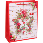 Пакет подарочный «Новогодняя суета» 26*32*10 см, микс