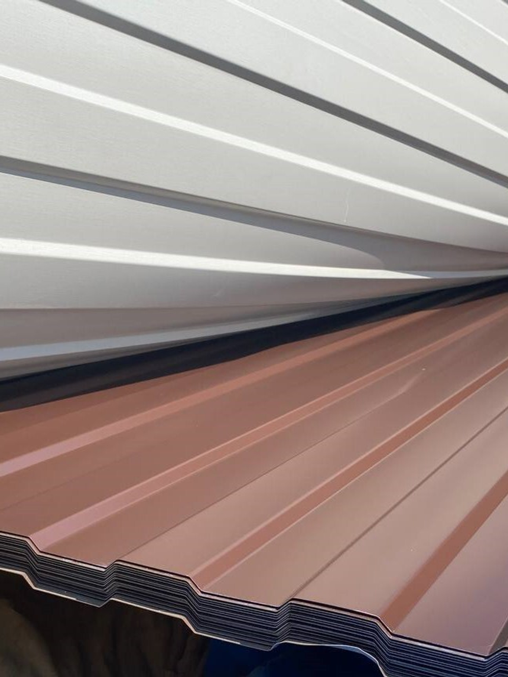 Коричневый профлист (Ral 8017)