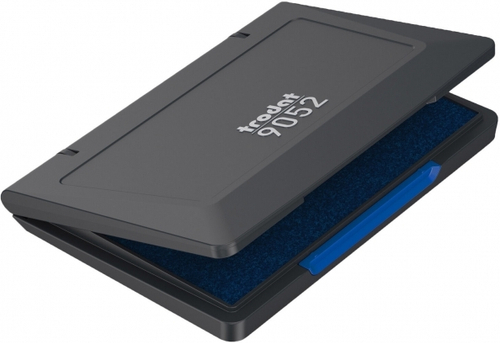 Штемпельная подушка, 110*70мм, синяя, пластиковая, Trodat