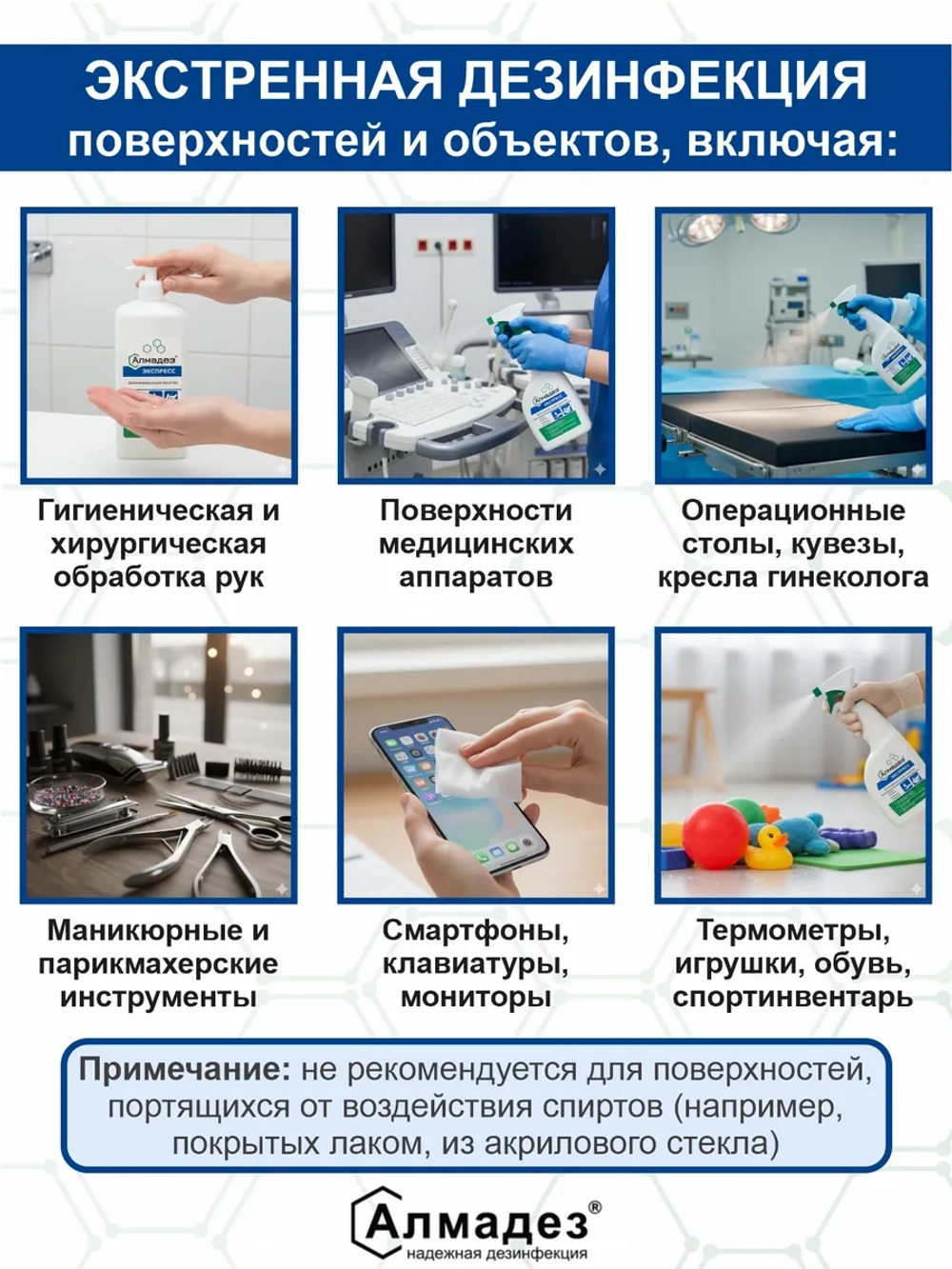 Антисептик спиртовой кожный дезинфекция рук поверхностей 5л