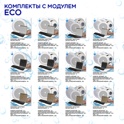 Комплект влагостойкой акустики для бани, сауны и хамама - SW 2 White ECO