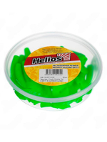 Твистер несъедобный Helios Credo Double Tail 2,95"/7,5 см Lime 20шт. (HS-12-008-N-20)