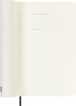 Ежедневник Moleskine (DSB2012DC3) Classic Soft Large 130х210мм 400стр. мягкая обложка синий сапфир