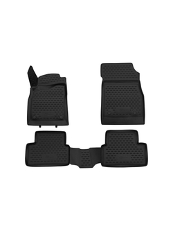 Коврики в салон для CHEVROLET Cruze (I, Ir), 2009-2015, 4 шт. (Повышенная устойчивость, повышенная износостойкость) FORMAT.3D.08.13.210K