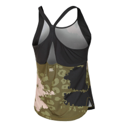 Женская теннисная майка BIDI BADU Pure Wild Tank Top Women - Olive, Multicoloured