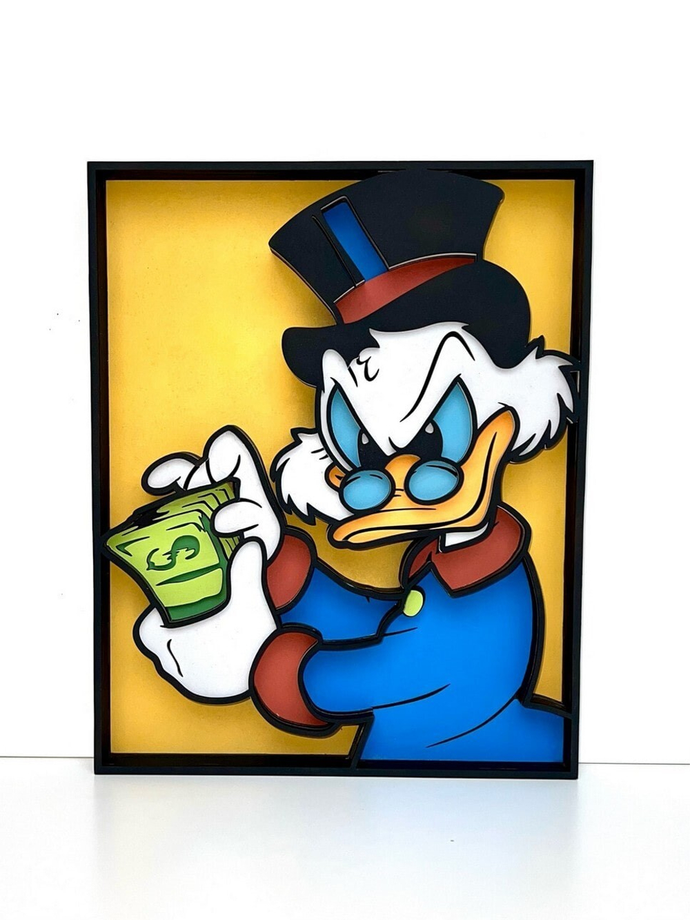 Скрудж Макдак от SamCraft - сборные объемные картины из дерева своими руками, Disney ждет тебя! Покрась, собери и склей
