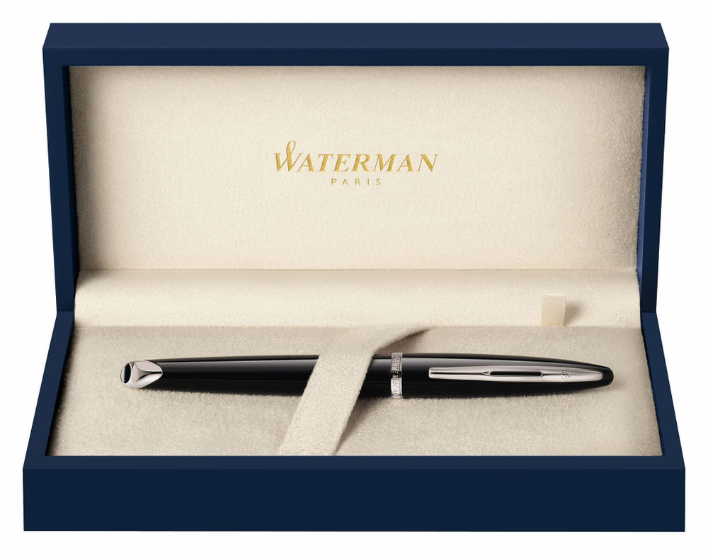 Ручка-роллер Waterman Carene, цвет: Black ST, стержень: Fblk