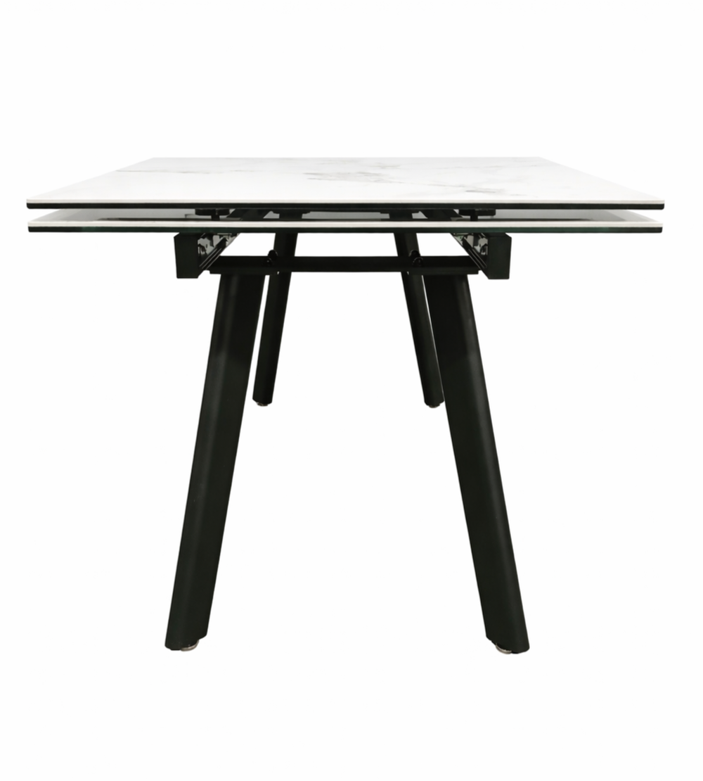 Стол из керамогранита 160 (+40) (+40) цвет Ice Jade Pol