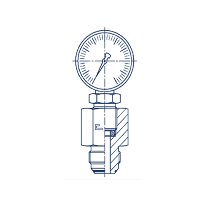 Соединение GS D10 BSP 1/4 - JIC 9/16