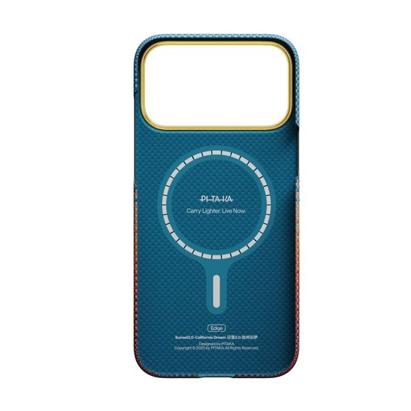 Чехол Pitaka Edge Case для iPhone 17 Pro Max, Калифорния-03 | California Dream-03