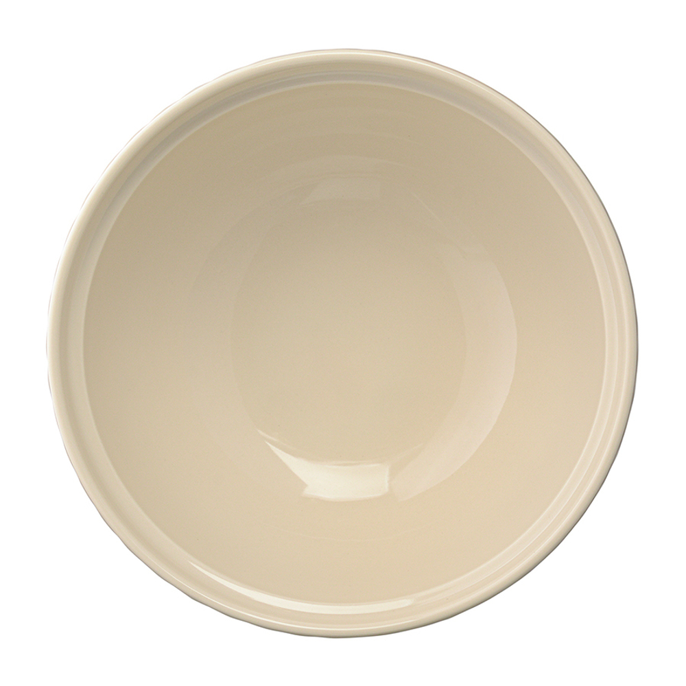 Миска кремового цвета с рельефным узором Ягоды Тайги из коллекции russian north, 2,5л