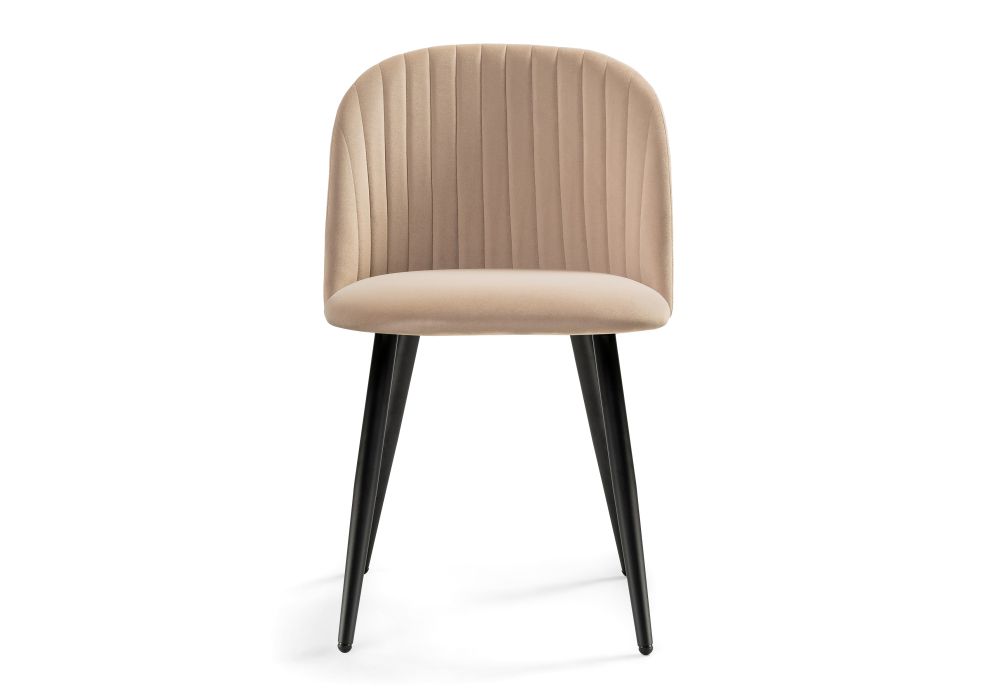 Стул на металлокаркасе Gabi 1 dark beige / black