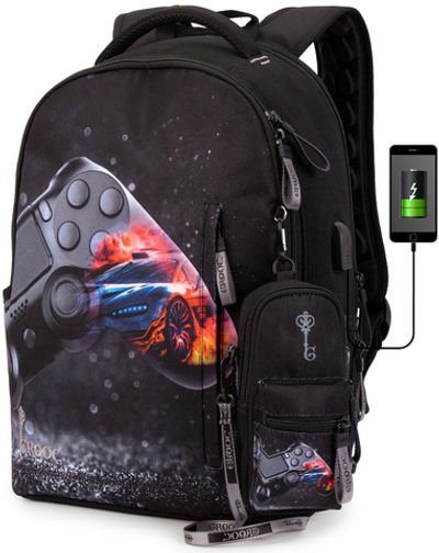 Рюкзак GROOC 14-076 + пенал + мешок + сумка-пенал