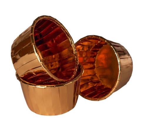 Капсула для маффинов 5х4см коричневое золото 10шт