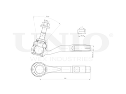 Наконечник рулевой UNIO SSP-10103