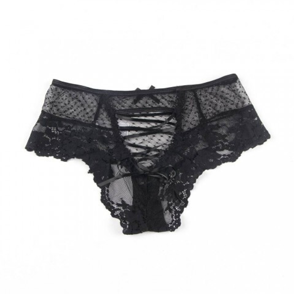 Трусики на высокой посадке Lace Strappy, 3XL