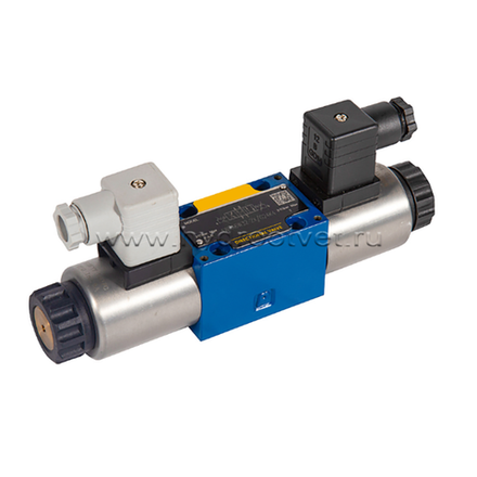 4WRA6W15-2X/G24K4/V - Пропорциональный распределитель без встроенного электронного усилителя Ду6, номинальный расход 15 л/мин, схема W