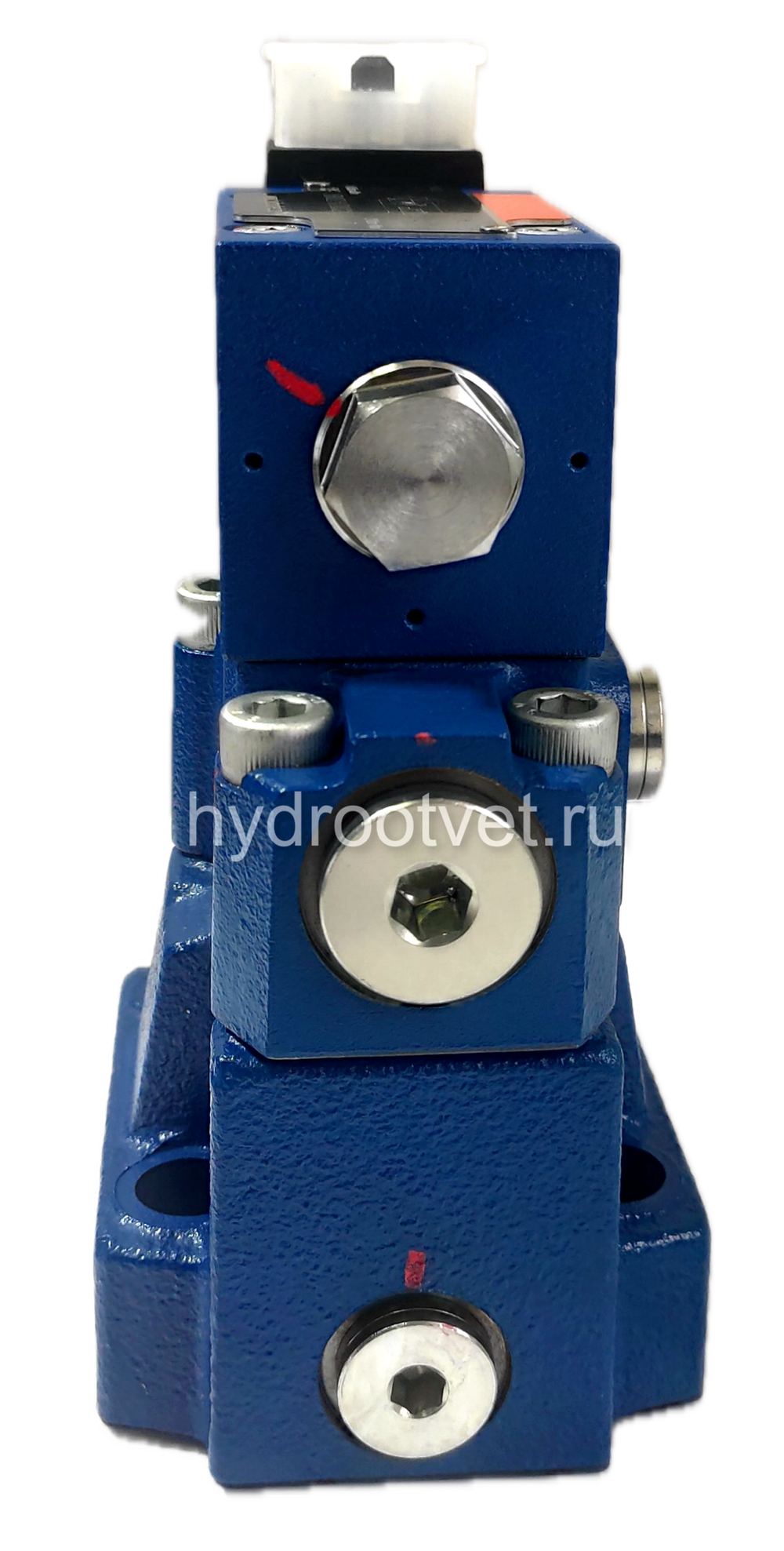 DBW10A2-5X/315YCG24N9K4 - Предохранительный клапан Ду10 с давлением настройки до 315 бар, управление - Y - внешний дренаж с разгрузкой A = закрыт с электроуправлением G24