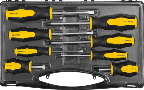 STAYER HERCULES 8 шт набор отверток
