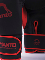 Боксёрские перчатки MANTO ESSENTIAL чёрно-красные