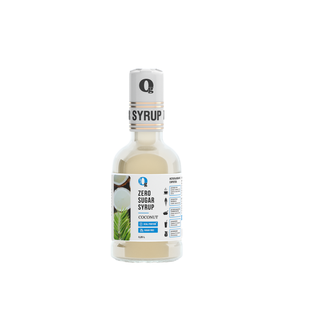 Сироп низкокалорийный без сахара КОКОС «НОЛЬ ГРАММ»