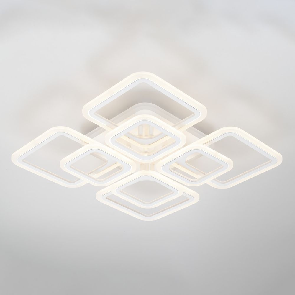 Citilux Марсель Смарт CL232A180E RGB Умная люстра Белая