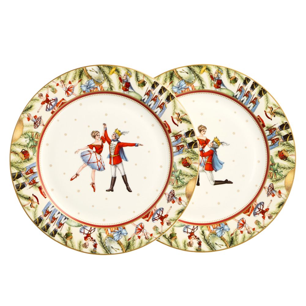 НАБОР ТАРЕЛОК ОБЕДЕННЫХ LEFARD "ЩЕЛКУНЧИК" 2 ШТ. 27 СМ (КОР=9НАБ.)